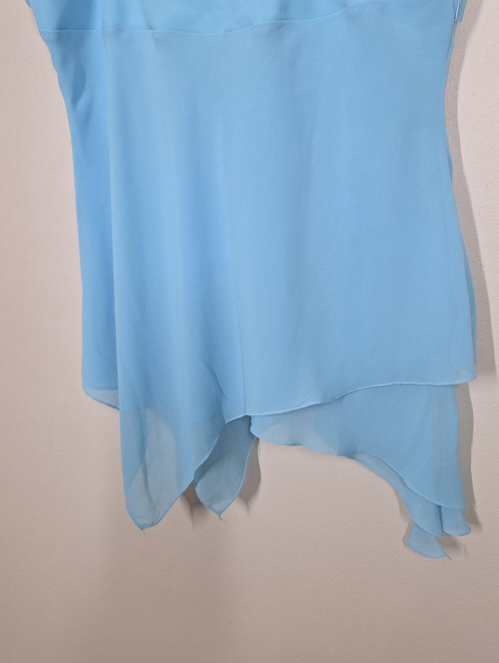 Vtg Y2K Fashion Bug Light Blue Babydoll Cami Top Fairy Mermaid Coquette Pastel - Picture 8 of 9